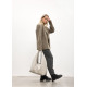 Женская сумка Sambag HOBO L серый 34 х 37 х 16 см (53300030)