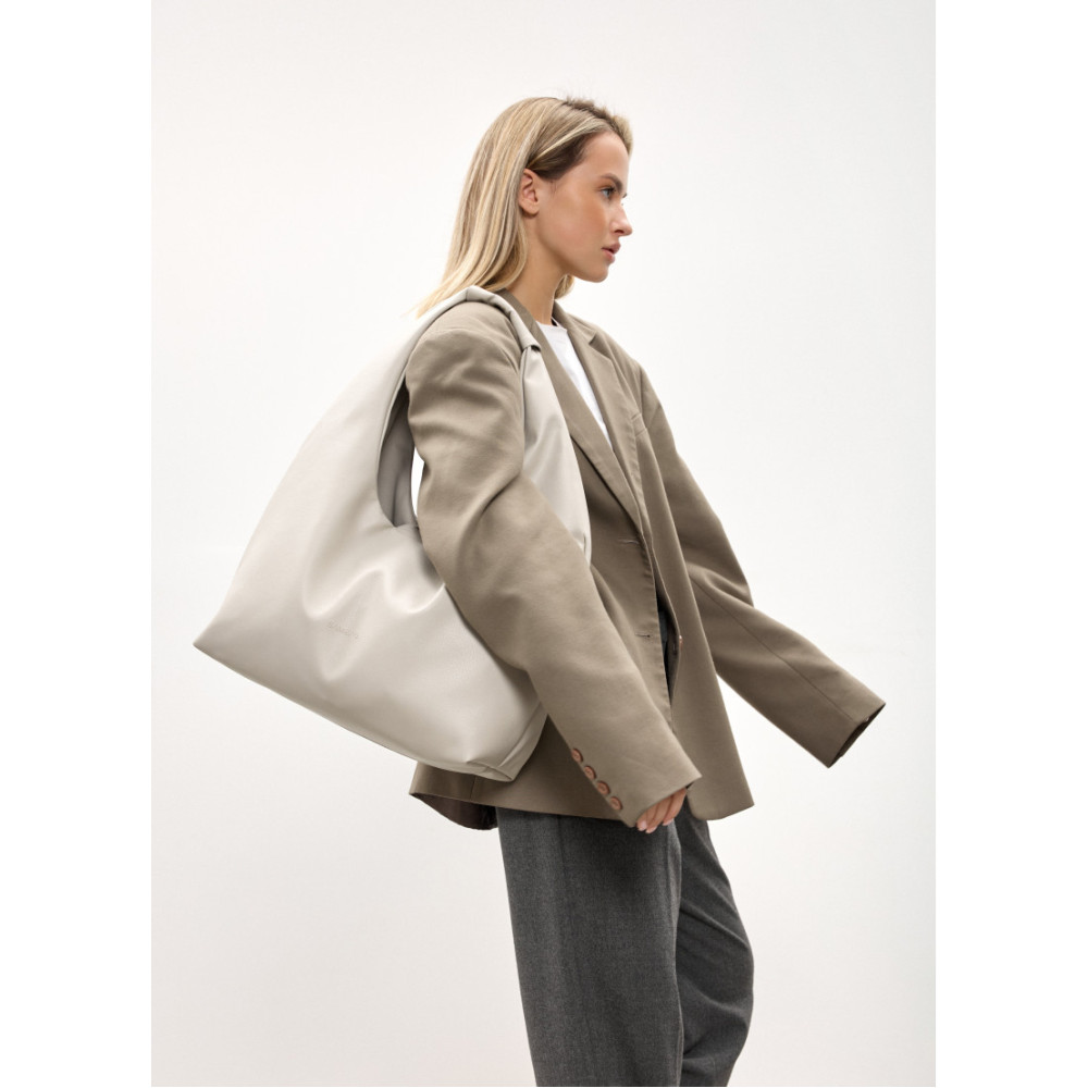 Женская сумка Sambag HOBO L серый 34 х 37 х 16 см (53300030)