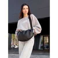 Сумка жіноча Sambag HOBO BAG-GLOVE Чорна 28 х 58 х 4 см (53400001)