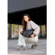 Сумка жіноча Sambag HOBO BAG-GLOVE Чорна 28 х 58 х 4 см (53400001)