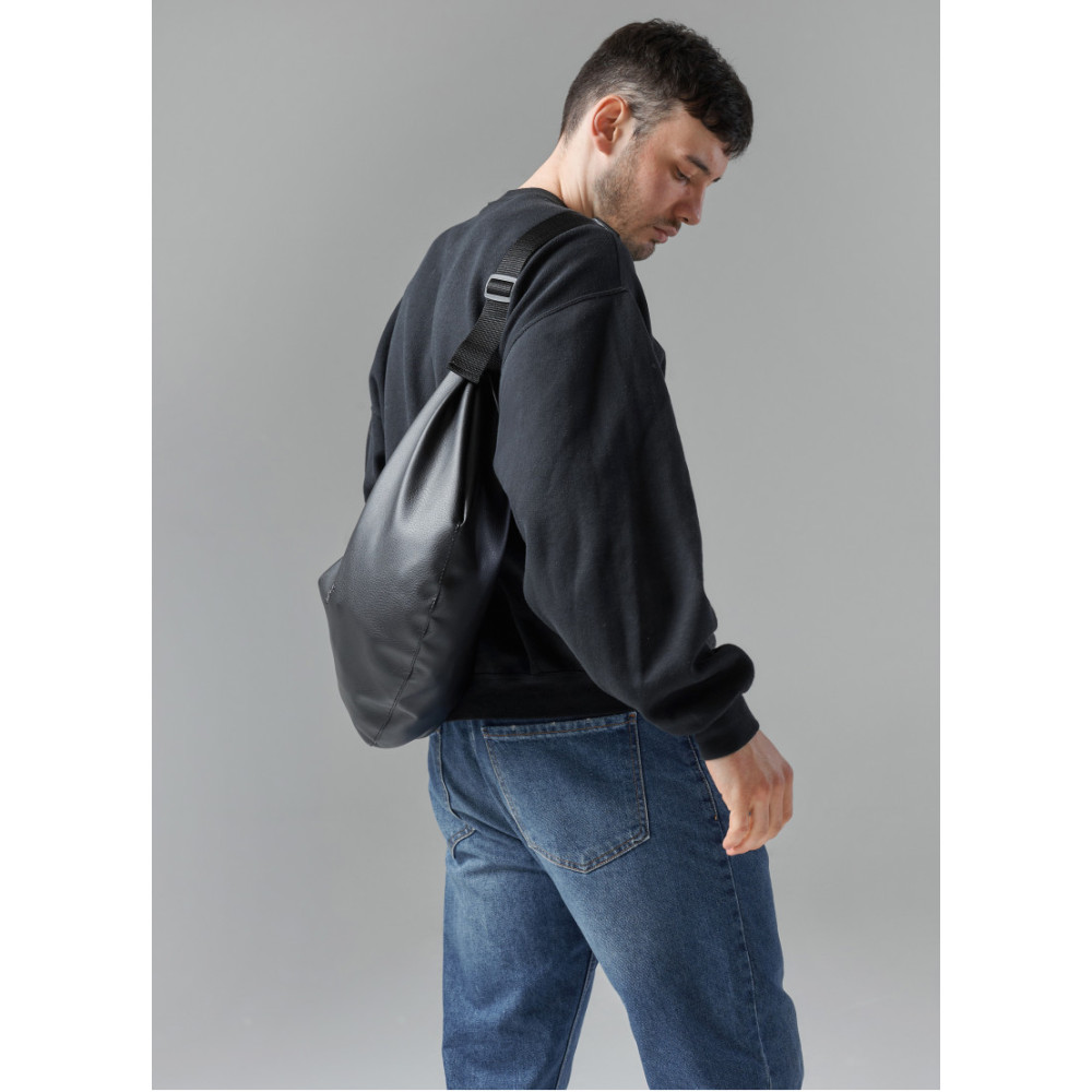 Чоловіча жіноча Sambag HOBO BAG-GLOVE Чорна 30 х 13 х 8 см (53400001m)