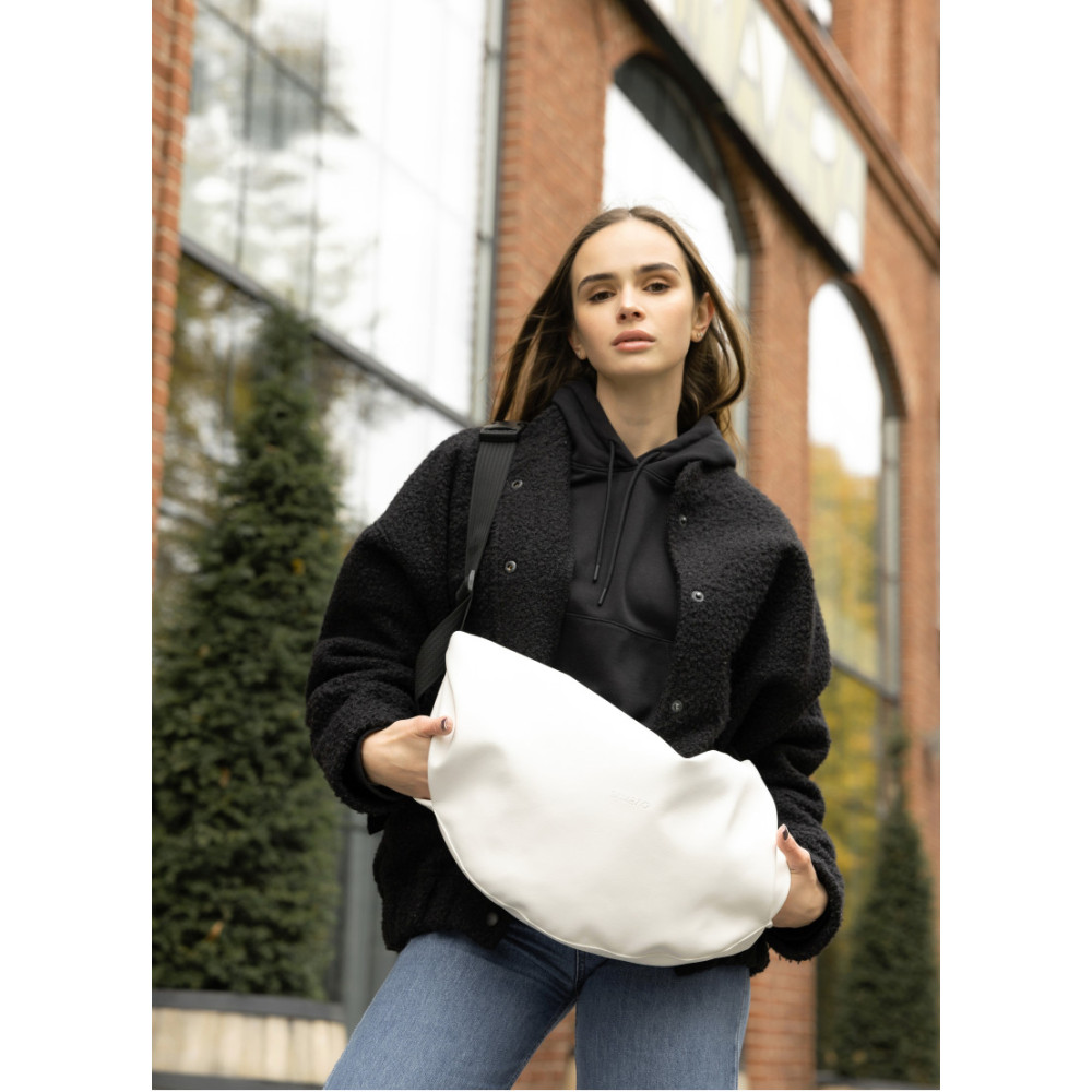 Сумка жіноча Sambag HOBO BAG-GLOVE Біла 25 х 58 х 4 см (53400008)