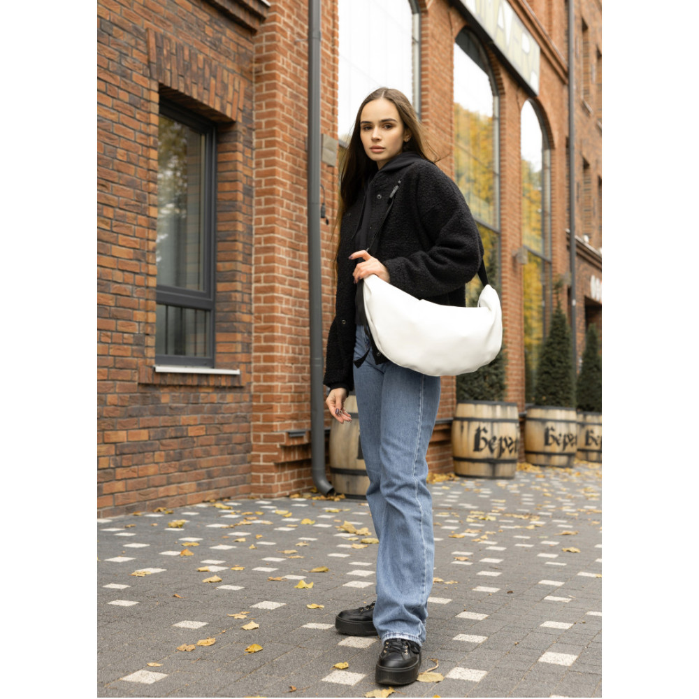 Сумка жіноча Sambag HOBO BAG-GLOVE Біла 25 х 58 х 4 см (53400008)