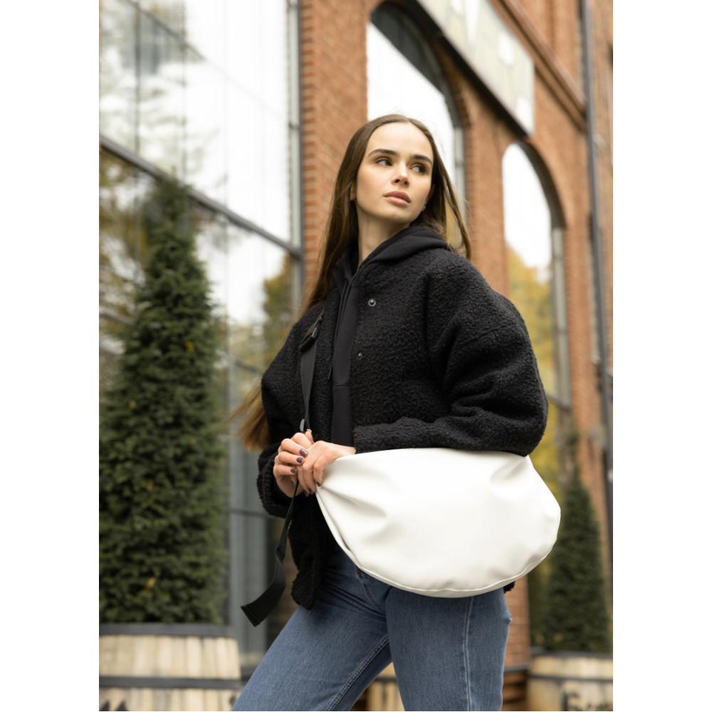 Сумка жіноча Sambag HOBO BAG-GLOVE Біла 25 х 58 х 4 см (53400008)