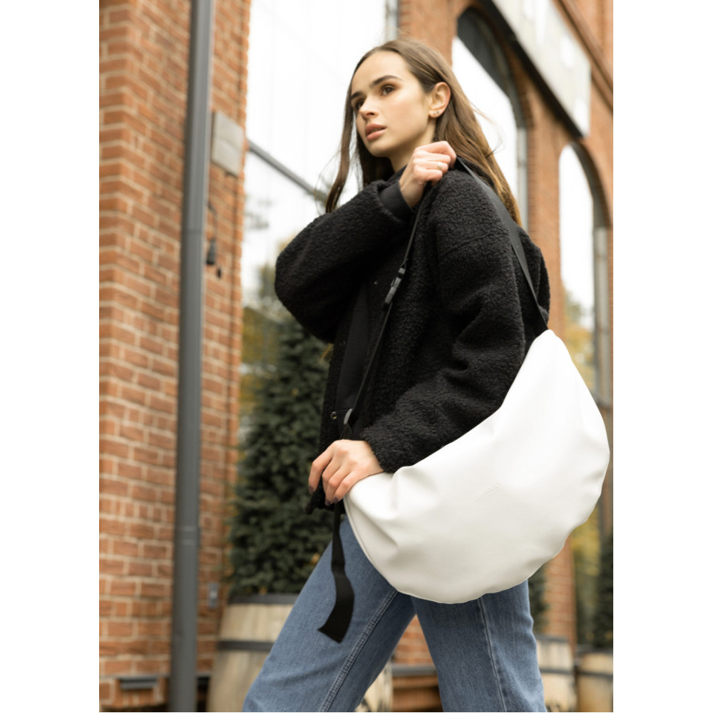 Сумка жіноча Sambag HOBO BAG-GLOVE Біла 25 х 58 х 4 см (53400008)