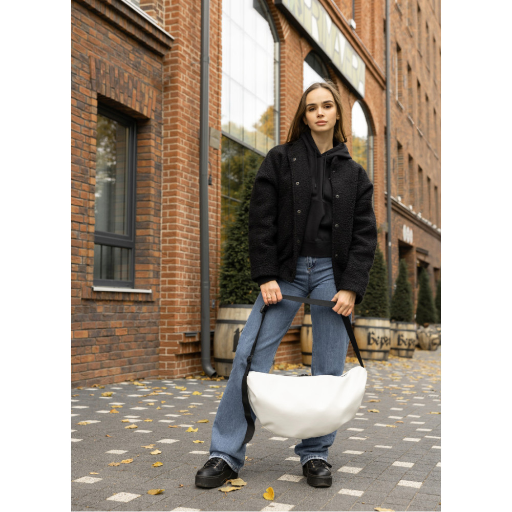 Сумка жіноча Sambag HOBO BAG-GLOVE Біла 25 х 58 х 4 см (53400008)
