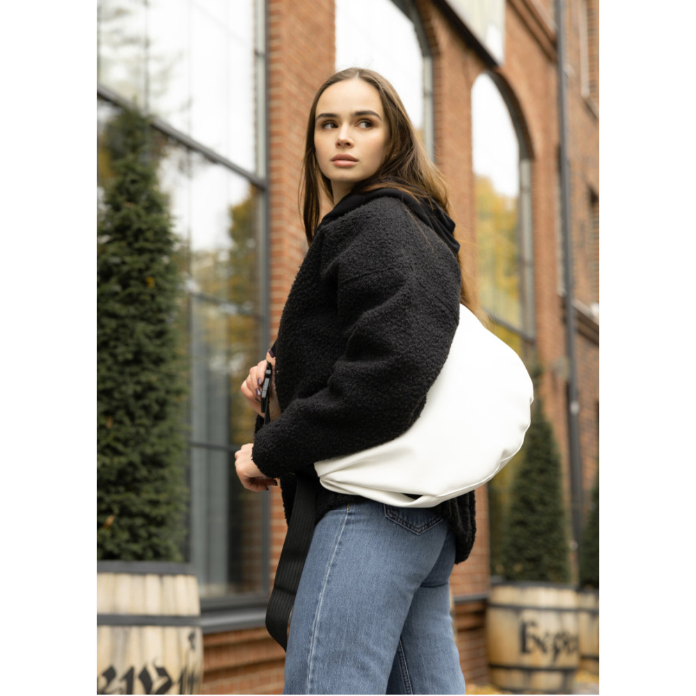 Сумка жіноча Sambag HOBO BAG-GLOVE Біла 25 х 58 х 4 см (53400008)
