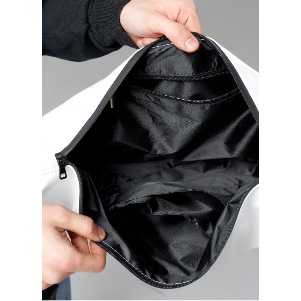 Мужская сумка Sambag HOBO BAG-GLOVE Белая 30 х 13 х 8 см (53400008m)