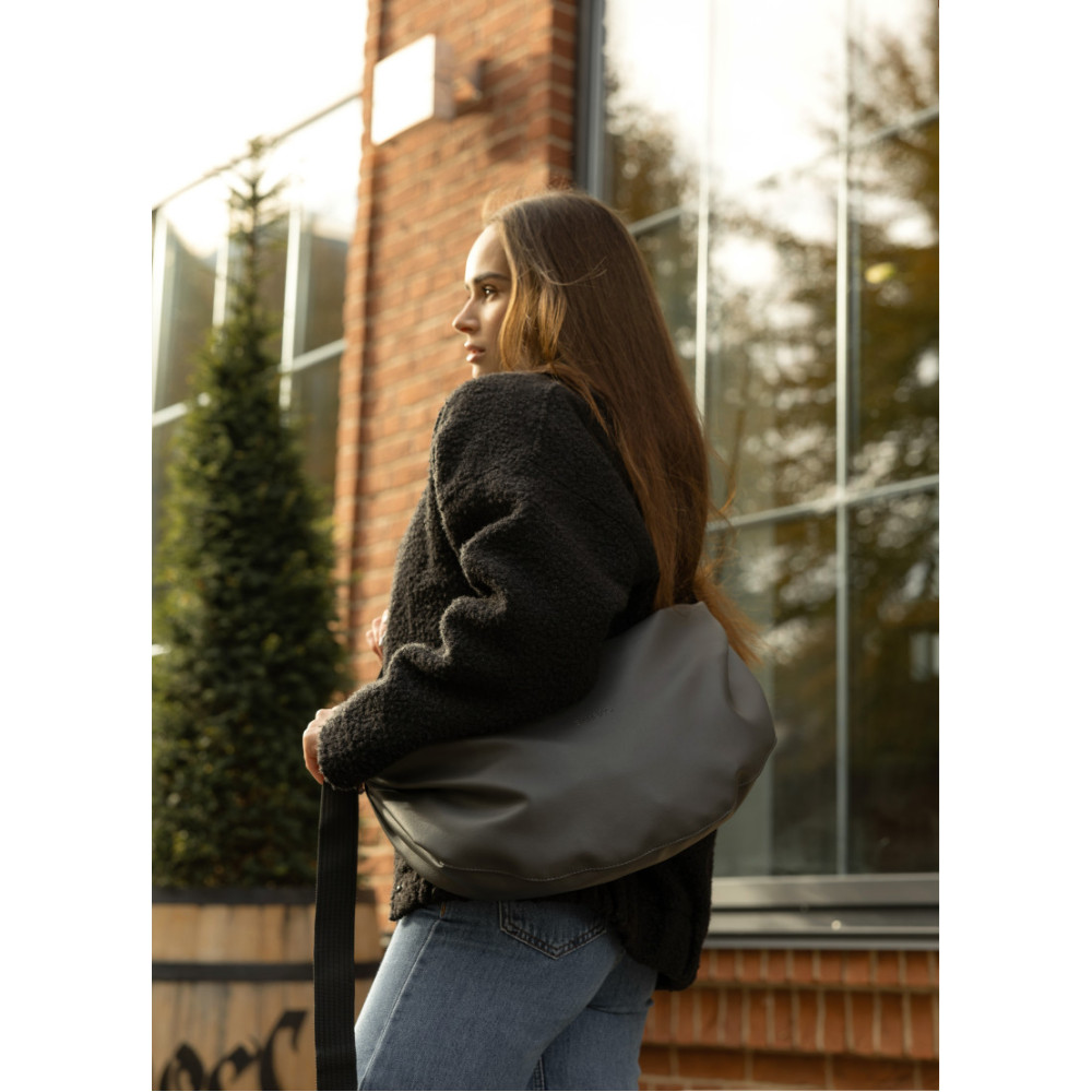 Сумка жіноча Sambag HOBO BAG-GLOVE Графіт 28 х 58 х 4 см (53400009)