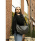 Сумка жіноча Sambag HOBO BAG-GLOVE Графіт 28 х 58 х 4 см (53400009)
