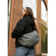 Сумка жіноча Sambag HOBO BAG-GLOVE Графіт 28 х 58 х 4 см (53400009)
