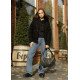 Сумка жіноча Sambag HOBO BAG-GLOVE Графіт 28 х 58 х 4 см (53400009)