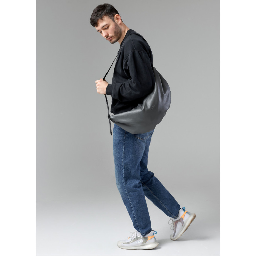 Сумка чоловіча Sambag HOBO BAG-GLOVE Графіт 30 х 13 х 8 см (53400009m)