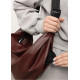 Жіноча сумка Sambag HOBO Bag-glove бургунді 50 х 28 х 5 см (53400013)