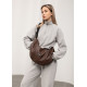 Жіноча сумка Sambag HOBO Bag-glove шоколадна 50 х 28 х 5 см (53400020)