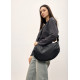 Женская сумка Sambag HOBO Bag-glove черная тканевая 50 х 28 х 5 см (53400064)