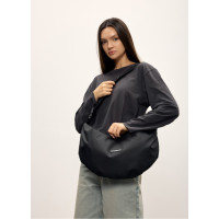Женская сумка Sambag HOBO Bag-glove черная тканевая 50 х 28 х 5 см (53400064)