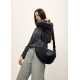 Женская сумка Sambag HOBO Bag-glove черная тканевая 50 х 28 х 5 см (53400064)