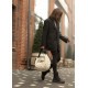 Женская сумка Sambag HOBO Bag-glove тканевая молочная 50×28×5 см (53400811)