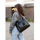 Сумка жіноча Sambag HOBO BLISS Чорна 31 х 31 х 12 см (53453001)