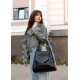 Сумка жіноча Sambag HOBO BLISS Чорна 31 х 31 х 12 см (53453001)