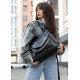 Сумка жіноча Sambag HOBO BLISS Чорна 34 х 31 х 12 см (53453070)