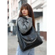 Сумка жіноча Sambag HOBO BLISS Чорна 34 х 31 х 12 см (53453070)