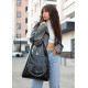 Сумка жіноча Sambag HOBO BLISS Чорна 34 х 31 х 12 см (53453070)