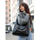 Сумка жіноча Sambag HOBO BLISS Чорна 34 х 31 х 12 см (53453070)