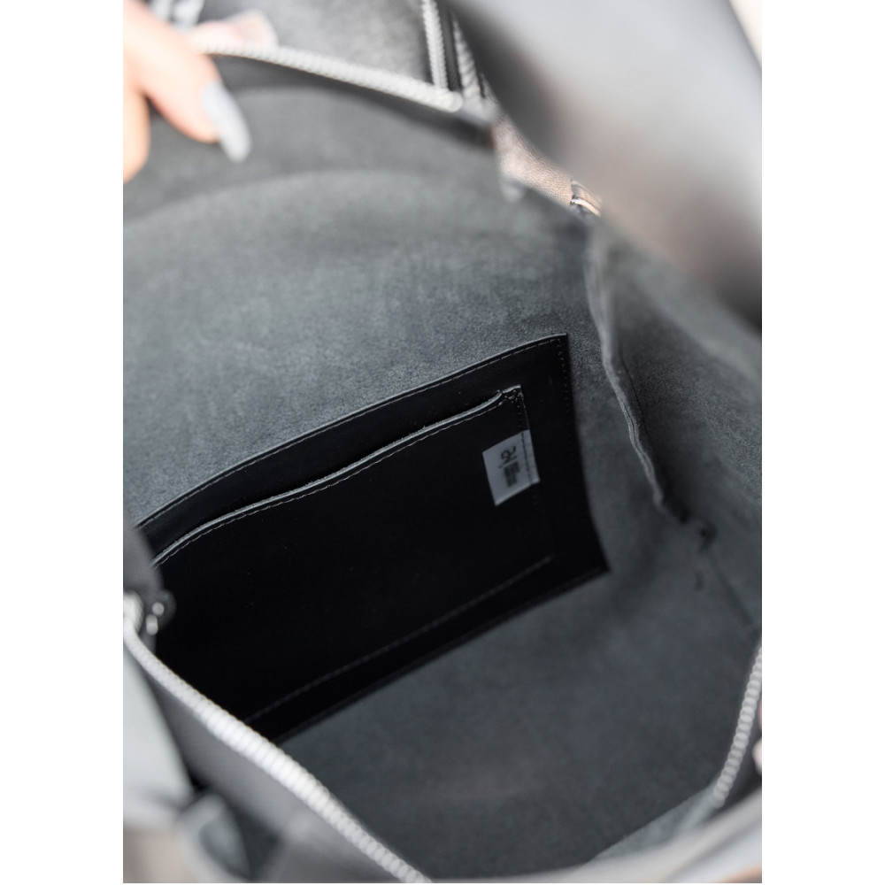Сумка жіноча Sambag HOBO BLISS Чорна 34 х 31 х 12 см (53453070)