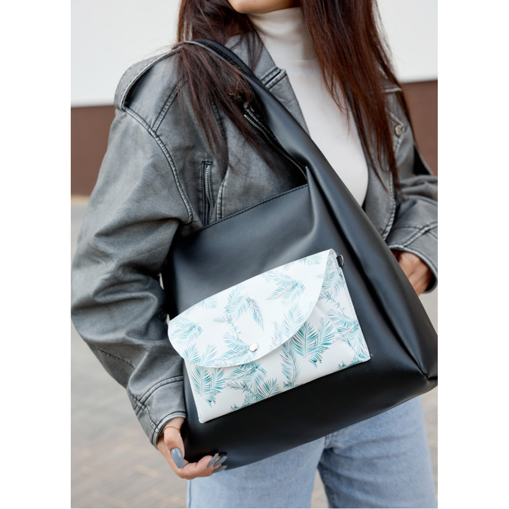Сумка жіноча Sambag HOBO BLISS Чорна 34 х 31 х 12 см (53453712)