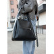 Сумка жіноча Sambag HOBO BLISS Чорна 34 х 31 х 12 см (53453712)