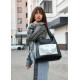 Сумка жіноча Sambag HOBO BLISS Чорна 34 х 31 х 12 см (53453712)