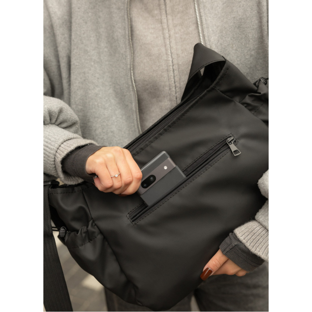 Женская сумка Sambag Dart черная 32 х 25 х 13 см (90321064)