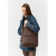 Женская сумка Sambag Largo шоколадная 41 х 30 х 10 см (93220020)