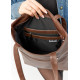 Женская сумка Sambag Largo шоколадная 41 х 30 х 10 см (93220020)