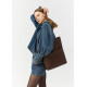 Женская сумка Sambag Largo шоколадная 41 х 30 х 10 см (93220020)