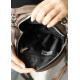 Жіноча кругла сумка Sambag Bale шоколадна 20 х 20 х 10 см (52200020)