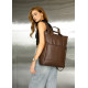 Жіноча сумка-рюкзак Sambag Cargo коричнева 45 х 31 х 15 см (93541020)