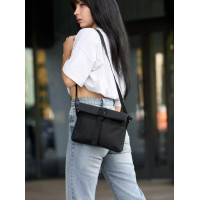 Женская сумка Sambag Dalas черная 20 х 25 х 4 см (70301065)