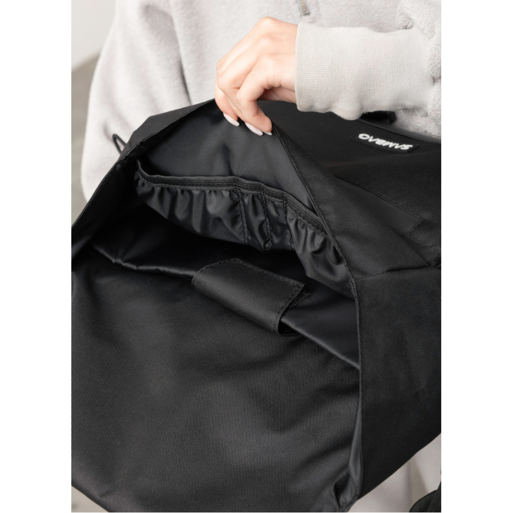 Женская сумка Sambag DART Черная 33 х 24 х 10 см (51311301)
