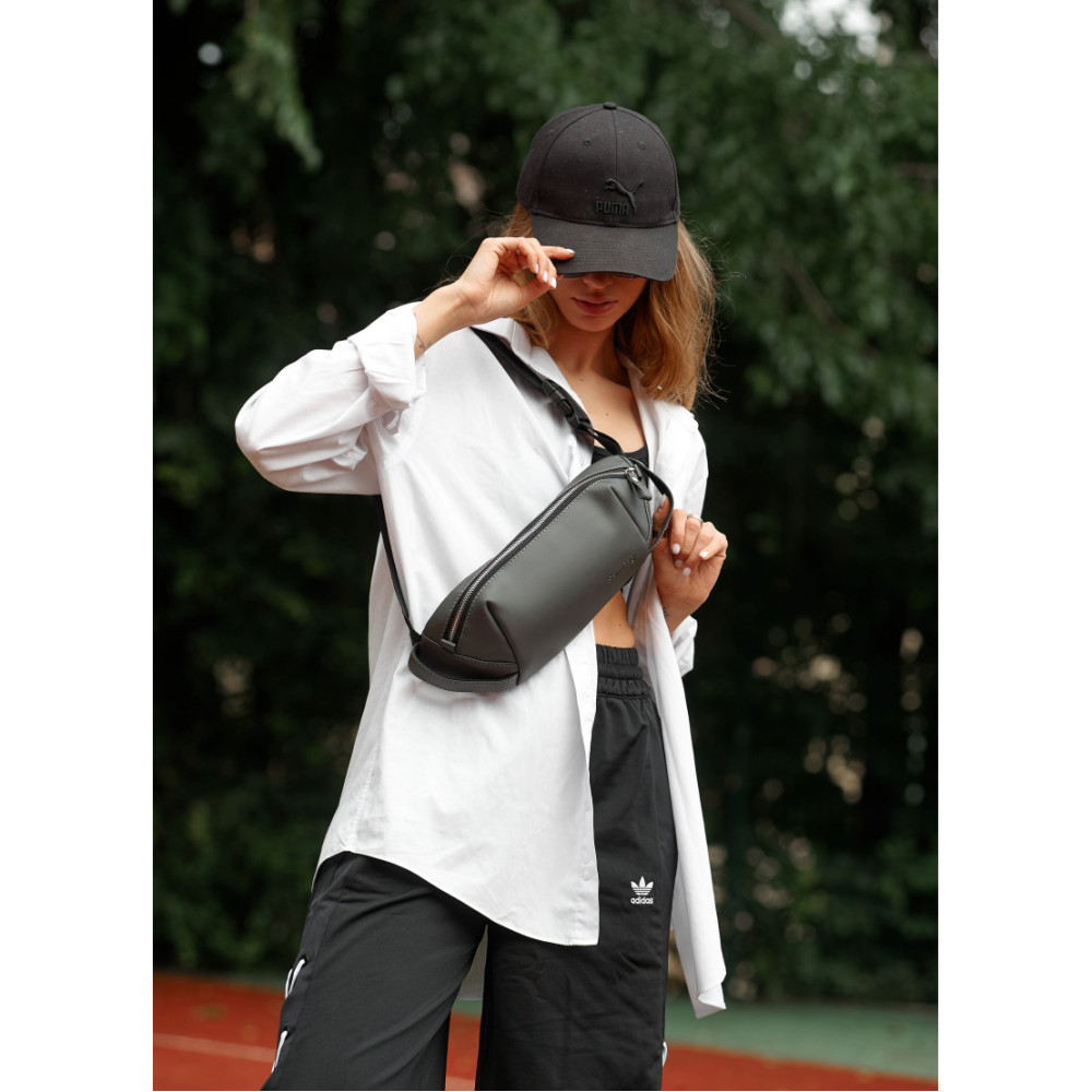Сумка жіноча Sambag HOLSTER MSH Графітова 36 х 14 х 4 см (87113009)