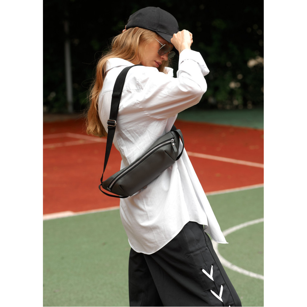 Сумка жіноча Sambag HOLSTER MSH Графітова 36 х 14 х 4 см (87113009)