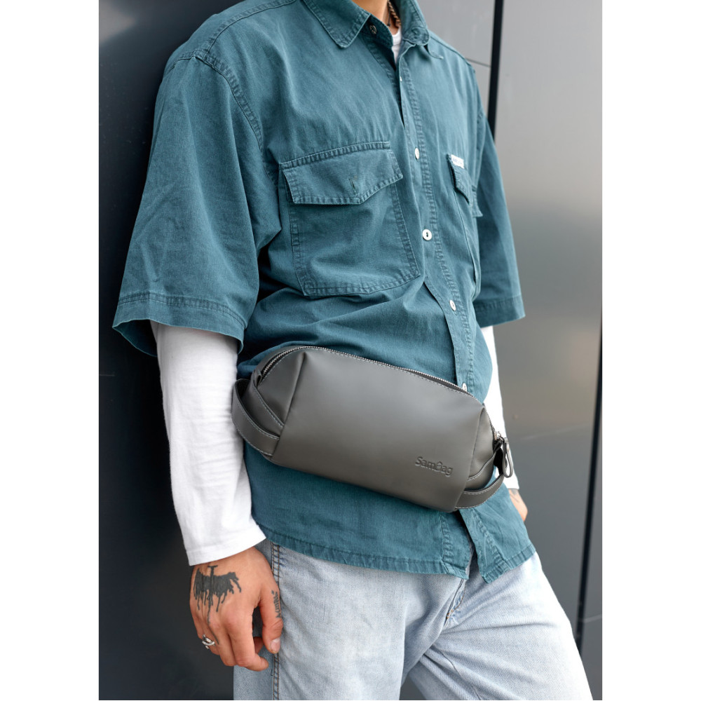 Сумка чоловіча Sambag HOLSTER MSH Графітова 36 х 14 х 4 см (87113009m)