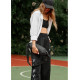 Жіноча сумка-бананка Sambag HOLSTER MSH Чорна 36 х 14 х 4 см (87113301)