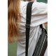 Жіноча сумка-бананка Sambag HOLSTER MSH Чорна 36 х 14 х 4 см (87113301)