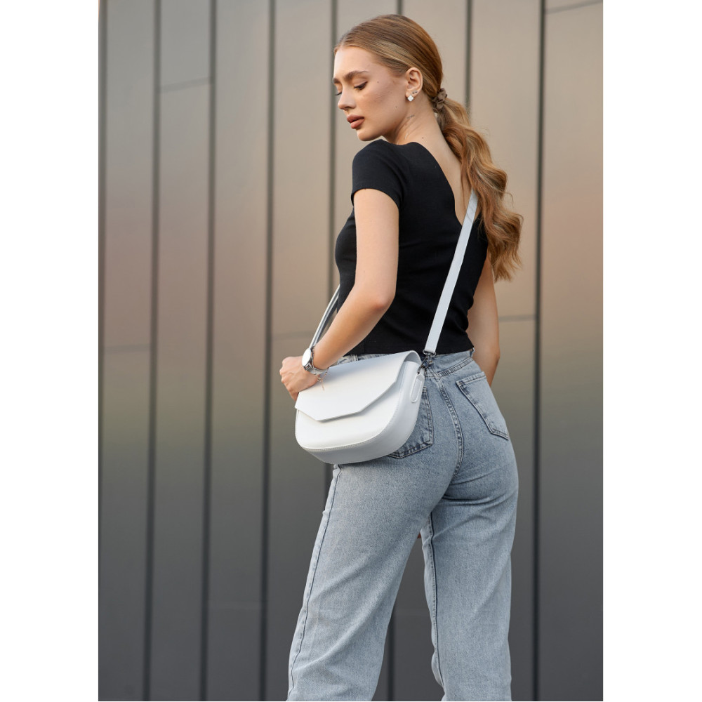 Сумка жіноча Sambag Leoma WITH Біла 27 х 8 х 18 см (53050008)