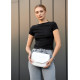 Сумка жіноча Sambag Leoma WITH Біла 27 х 8 х 18 см (53050008)