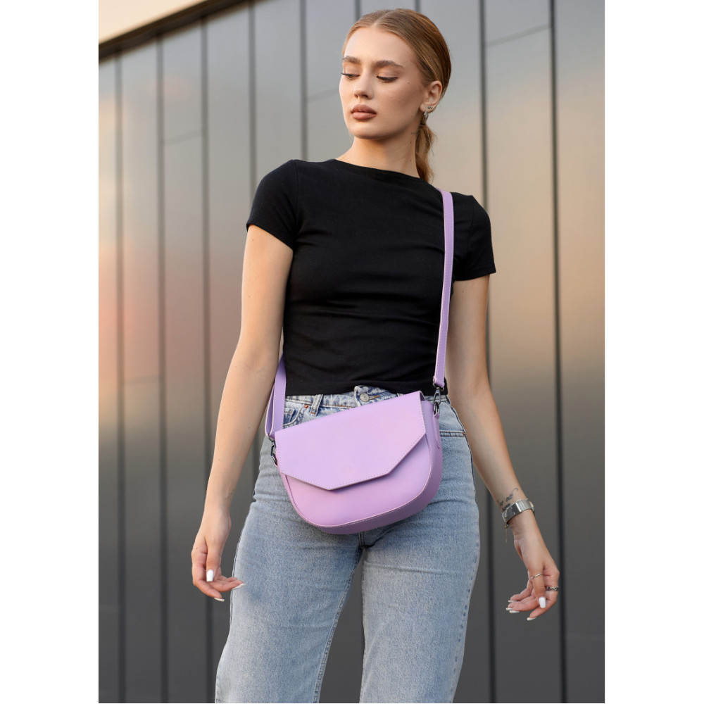 Сумка жіноча Sambag Leoma WITH Лавандовий 27 х 8 х 18 см (53050018)