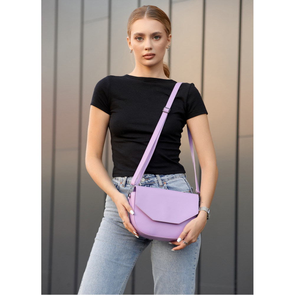 Сумка жіноча Sambag Leoma WITH Лавандовий 27 х 8 х 18 см (53050018)